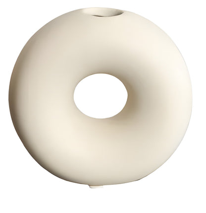 Ceramic Donut Vase set (Pink, Yellow, White)