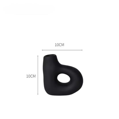Letter shaped candle holder (Black , White)